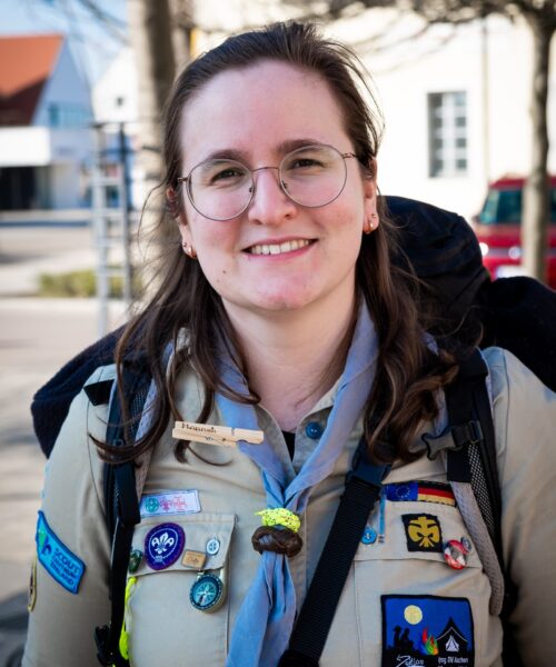 Foto von Pfadfinderin Hanna Houbertz