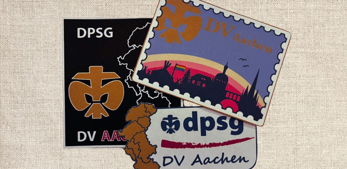 3 Aufnähervorschläge auf neutralem Hintergrund