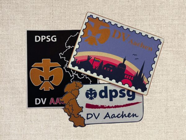 3 Aufnähervorschläge auf neutralem Hintergrund